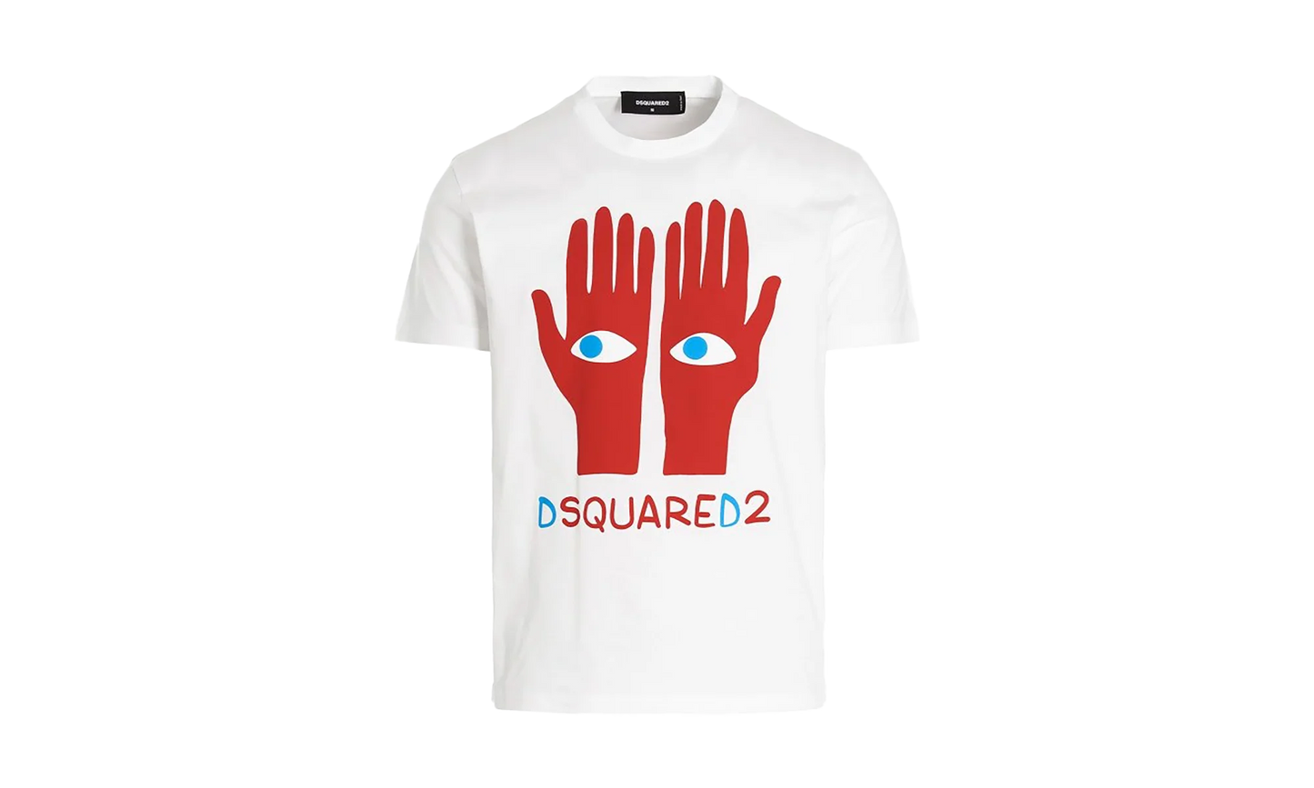 Hands T-Shirt "White" S74GD1034S23009100