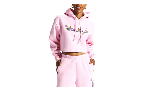 Candy Land Reverse Weave Cropped Hoodie WMNS "Pink Candy" WL659 590735PKN