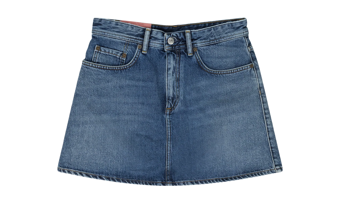 Denim Mini Skirt WMNS "Blue" ASO WBTM 0001