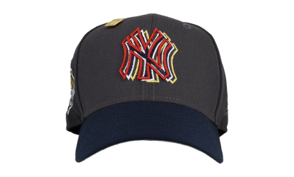 59FIFTY New York Yankees 3D Metallic 1999 WS Fitted Hat "Graphite / Navy" 123451299623