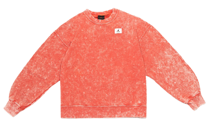 Jordan Flight Washed Crewneck Sweatshirt WMNS "Lobster" DQ4601 605