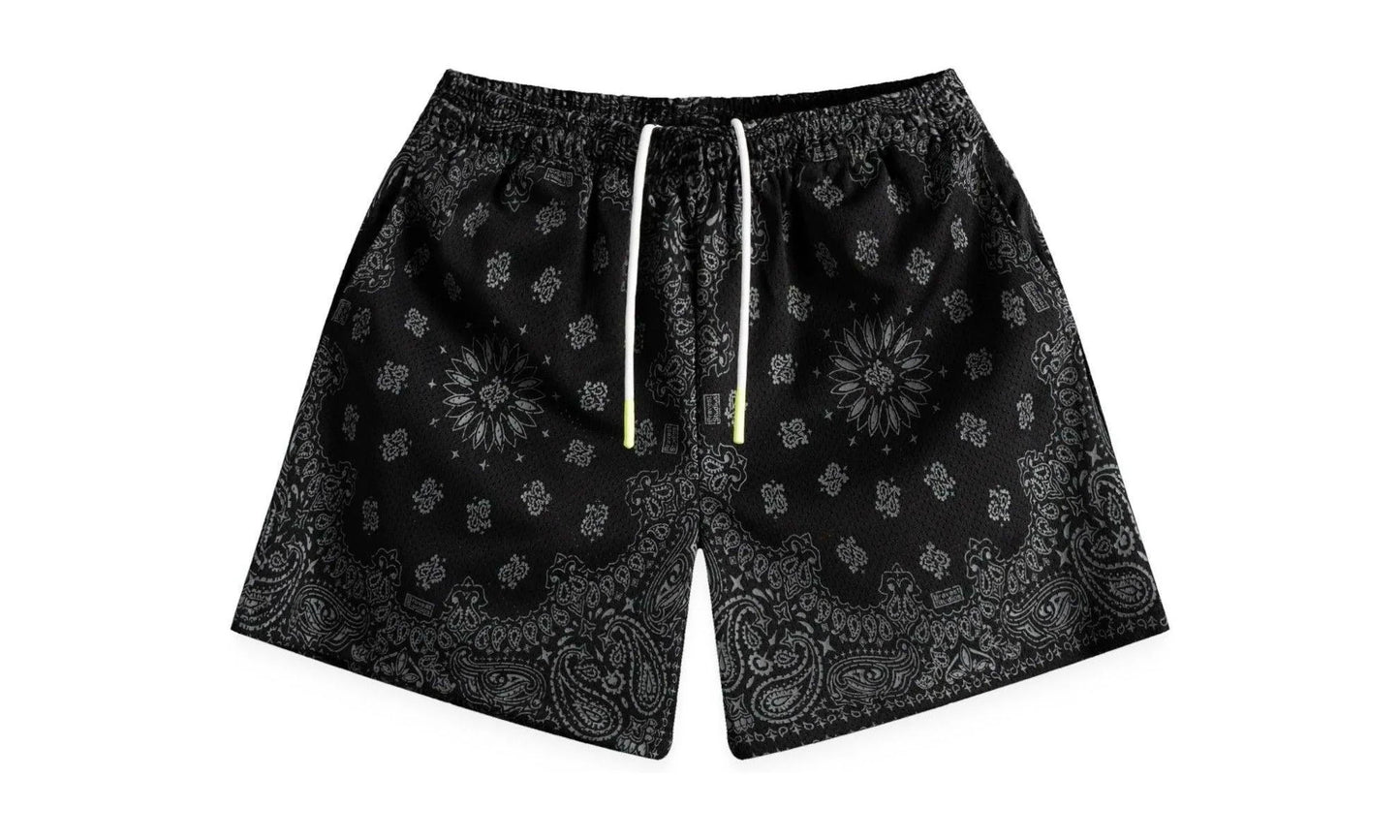Carbon Paisley Shorts "Black" BS59