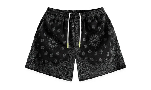 Carbon Paisley Shorts "Black" BS59