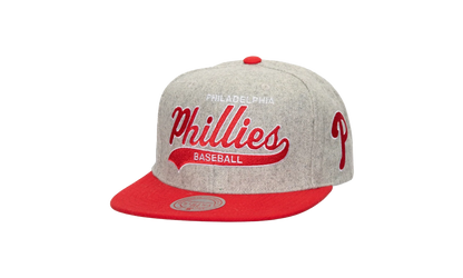 MLB Tailsweep 2.0 Melton Snapback Cap "Philadelphia Phillies - Grey" HHSS7435 PPHYYPPPGREY