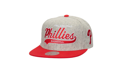 MLB Tailsweep 2.0 Melton Snapback Cap "Philadelphia Phillies - Grey" HHSS7435 PPHYYPPPGREY