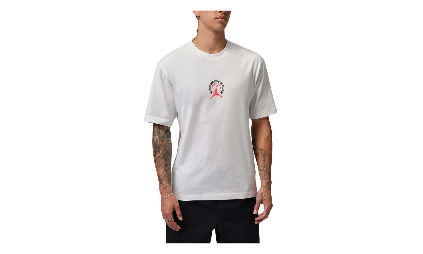 Jordan Broken Records Graphic T-Shirt "White / Infrared 23" IF3055 100