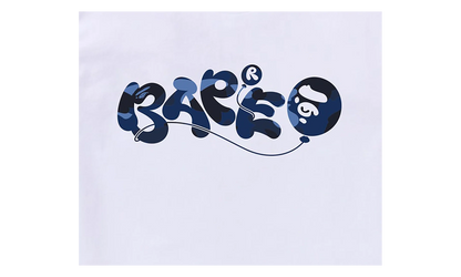 Color Camo Balloon Tee "White / Navy" 1L80 110 020 WHT