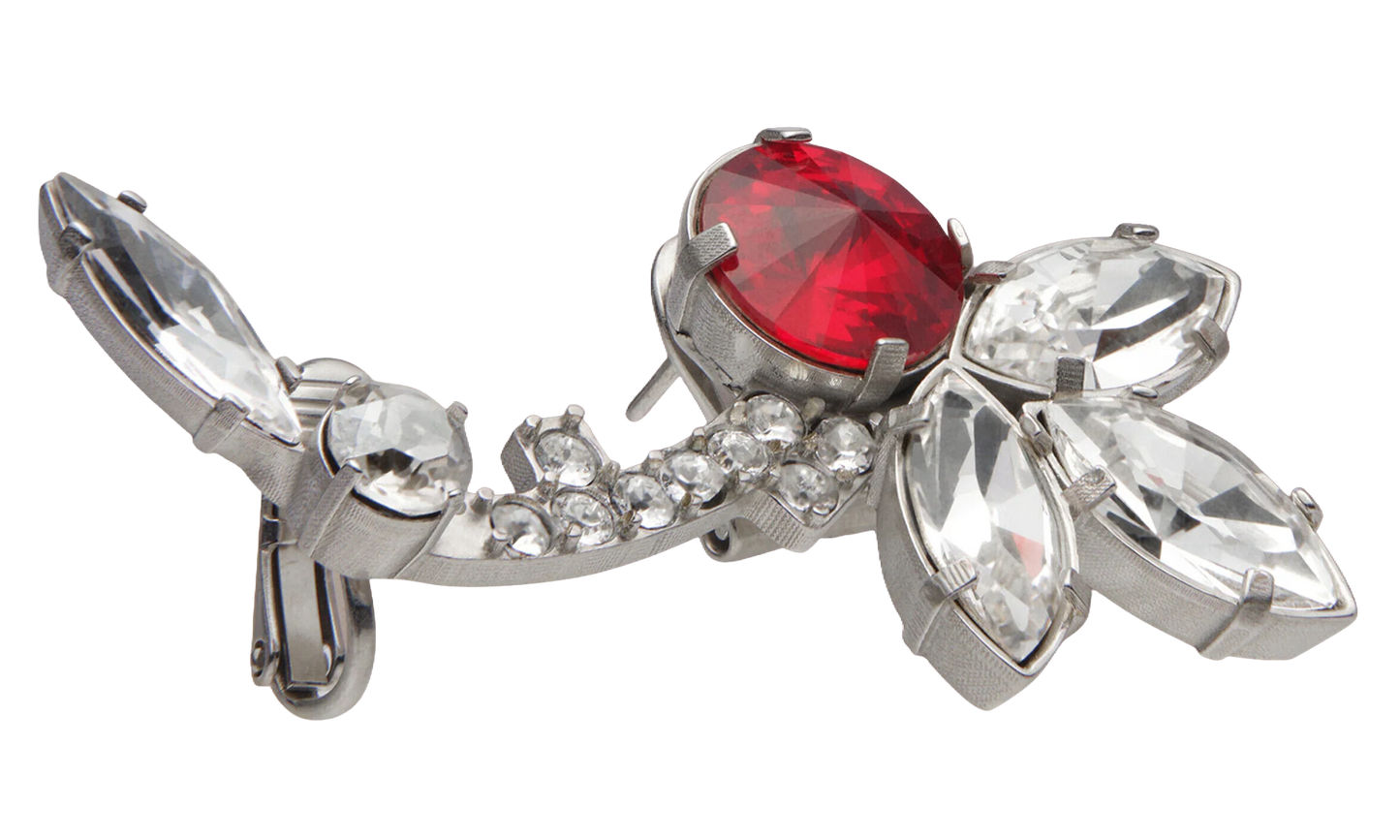 CRYSTAL DROP EARRINGS "RED" SM1VG0052P6479982