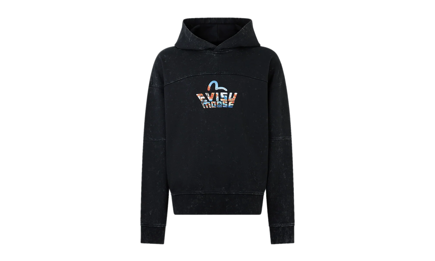 Hoodie "Evisu - Black" M35MS681EV 292