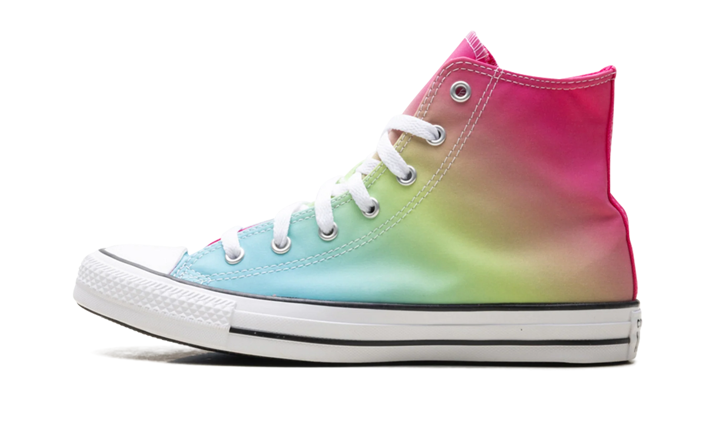 All Star Hi GS "Bright Ombre / Triple Cyan / Chaos Fuchsia" A07337F
