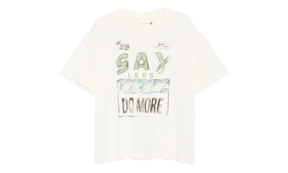 Say Less Do More Tee "White" HTG260196 WHT