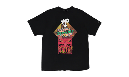 MIXED PRINTED VINTAGE T-SHIRT "WASHED BLACK" PGR XTSH 0007