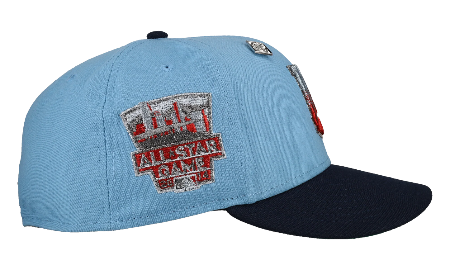 59FIFTY Minnesota Twins 2014 All Star Game Fitted Hat "Light Blue / Navy" 123451299201