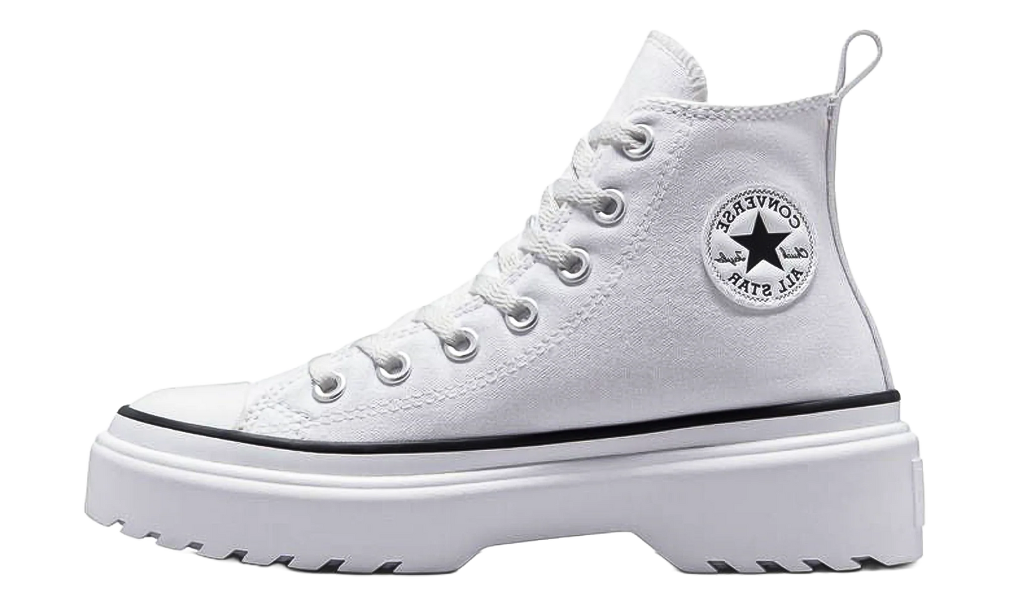 Chuck Taylor All Star Lugged Lift Platform Canvas GS "White / White / Black" A03012C