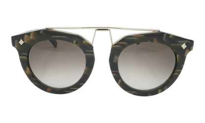 Cat Eye Sunglasses "Striped Khaki" MCM636SK-320