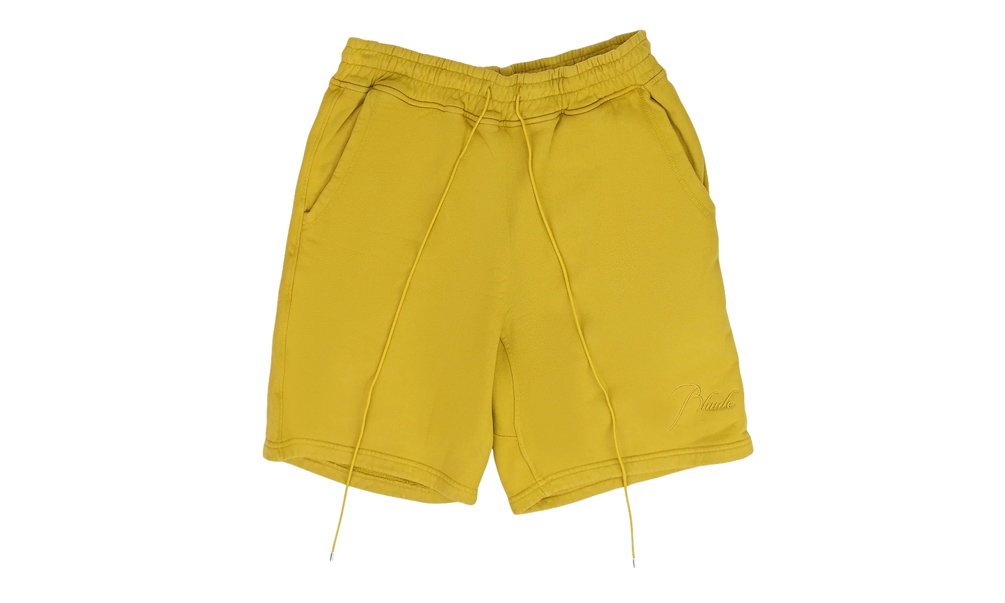 Embroided Logo Sweatshorts "Yellow" RHDMBTM0182 YLW