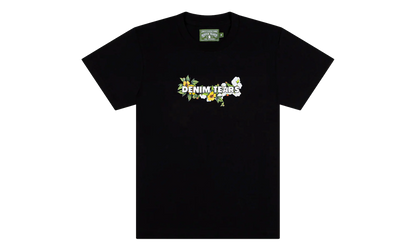 Floral Logo Short Sleeve Tee "Black" DT361