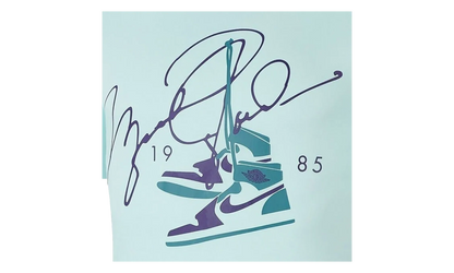 Air Jordan AJ85 Signature Short Sleeve Tee "White / Black" BQ5538 336