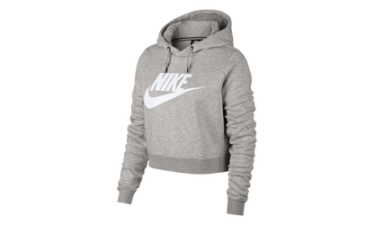 Sportswear Rally Cropped Hoodie WMNS "Grey" AQ9965 050