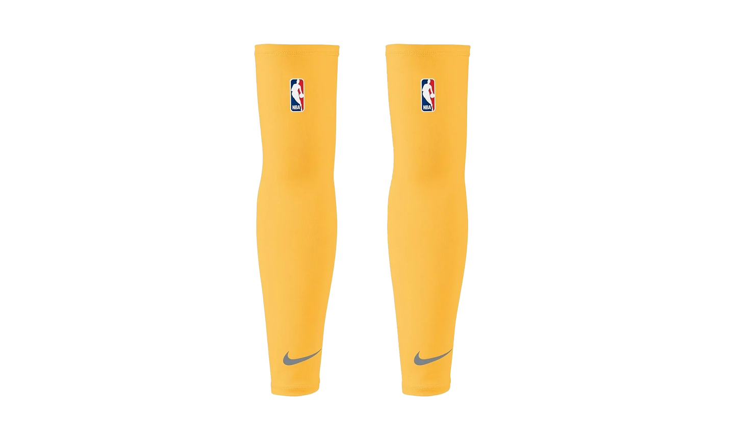 NBA Elite Shooter Sleeves "Yellow / Silver Check" NKS09718
