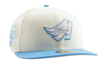 59FIFTY Los Angeles Angels 50th Anniversary Fitted Hat "Cream / Icy Blue / Grey" NE499
