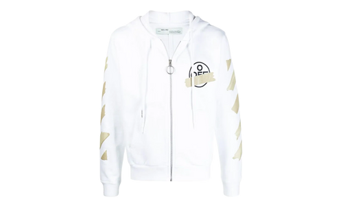 SS20 Arrows Sketch Mens Logo Sweater "White" OMBE001R20E300020148