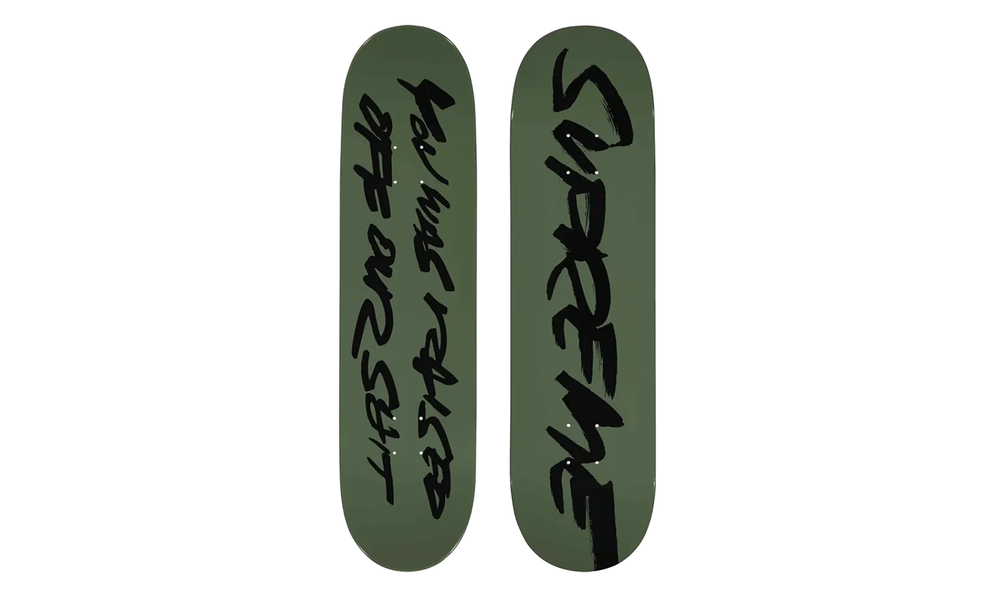 Futura Skateboard Deck "SS24 - Olive" SU27427
