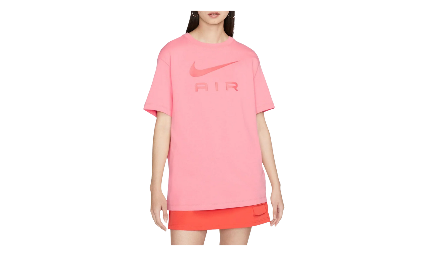 NSW Air Boyfriend T-Shirt WMNS "Crimson Bliss / Coral Chalk" DX7918 611