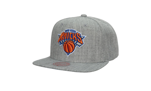 NBA Team Heather 2.0 Snapback Cap "New York Knicks - Grey Heather" HHSS3272 NYKYYPPPGYHT
