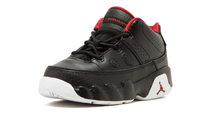 Jordan 9 Retro Low BT TD "BLACK / GYM RED / WHITE" 833906 001