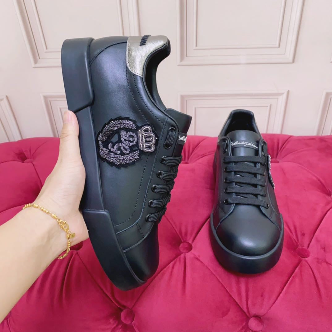 Portofino Crown Patch Black