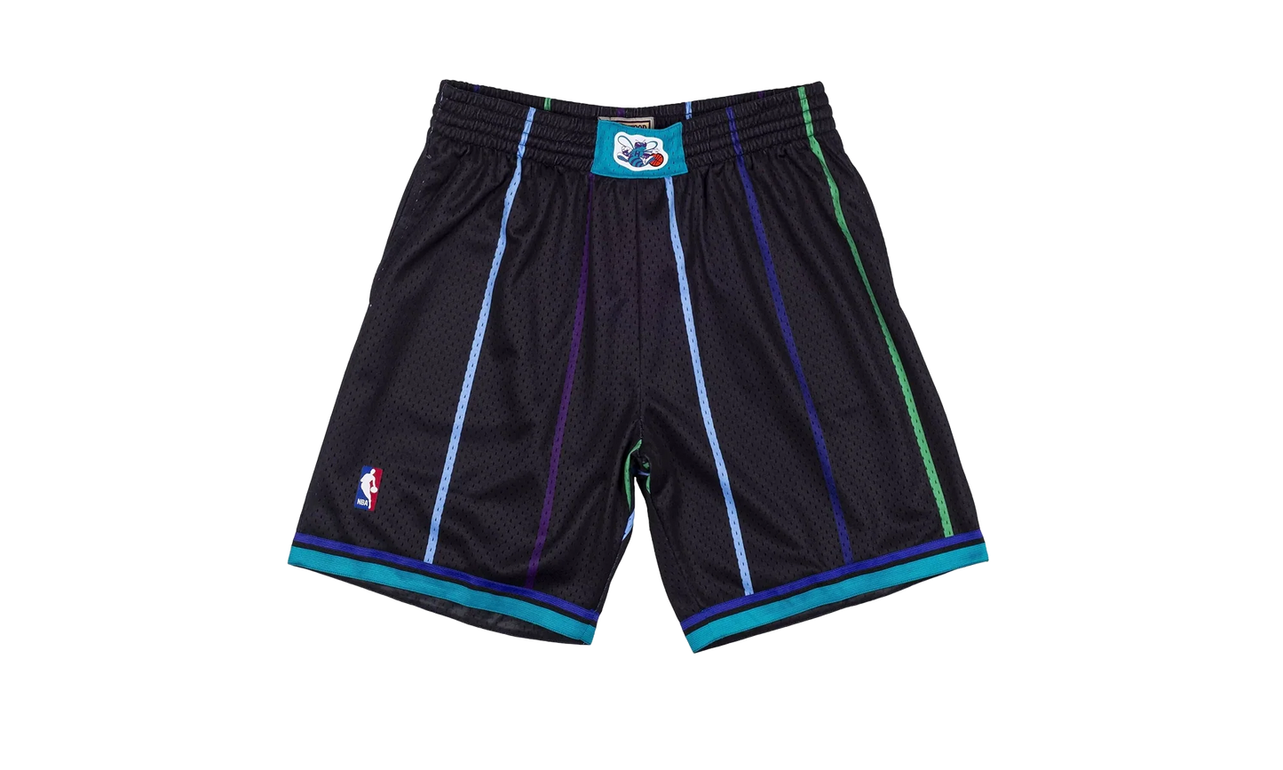 NBA Reload Swingman Shorts "1992 Charlotte Hornets - Black" SMSHCP19278 CHOBLCK92