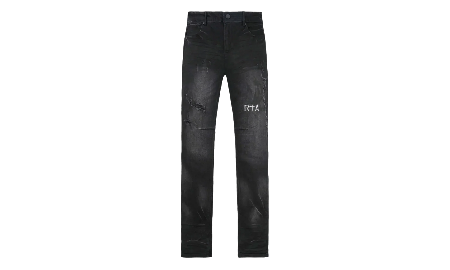 Olivier Denim Jeans "Worn Out Black" MF23D683 B1838WOUBL
