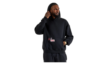 Jordan Brooklyn Oversized Pullover Hoodie "Black" IM7943 010