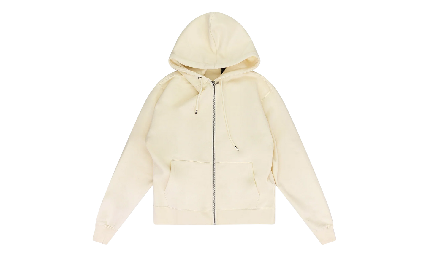 Basic Zip Hoodie "Cream" SLR MHDS 0001