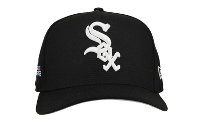 9FIFTY Chicago White Sox 2003 Team Color A Frame Snapback Hat "Black (Grey Brim)" NE471