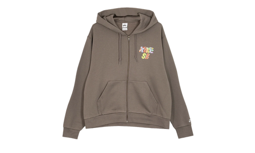 SB Full-Zip Fleece Skate Hoodie "Pool Airs - Cave Stone / White" HJ2898 289