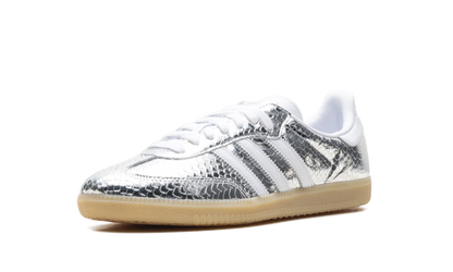 Adidas Samba OG WMNS "Patent Snakeskin Silver Metallic" IH9016