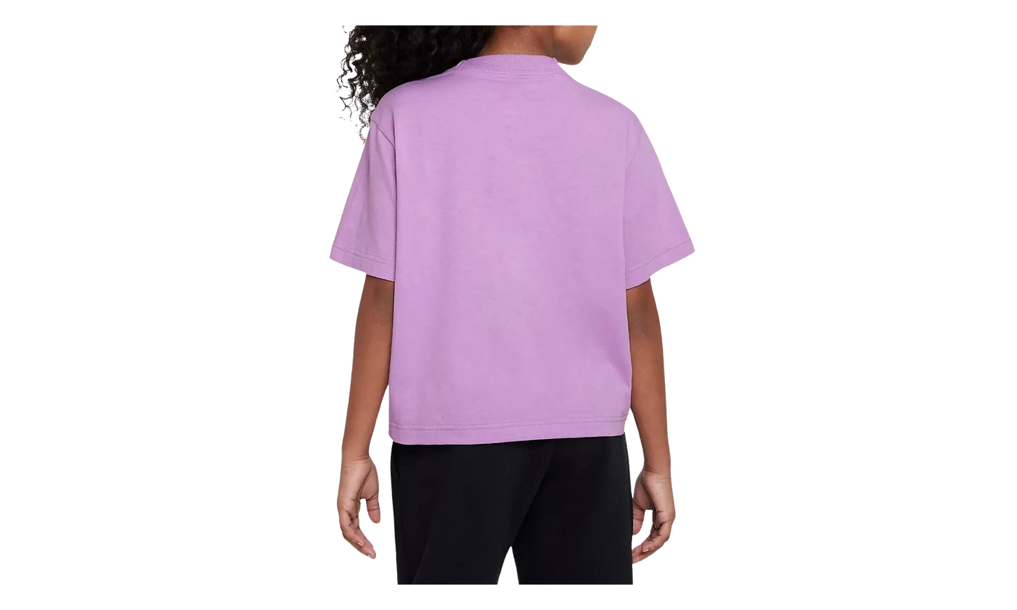 Sportswear Boxy HBR Graphic T-shirt GS "Rush Fuchsia" FD5362 532