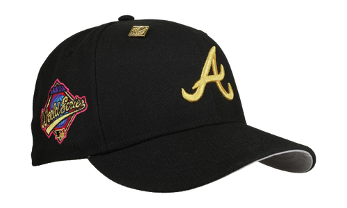 59FIFTY Atlanta Braves 1996 World Series Fitted Hat "Black / Yellow" NE455