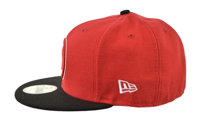 59FIFTY NBA Atlanta Hawks 2-Tone Fitted Hat "Red / Black" 70343705