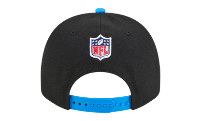 9FIFTY Detroit Lions NFL A Frame Snapback Hat "Black / Blue" NE105