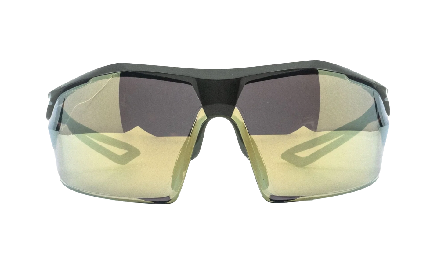 Vaporwing M Sunglasses "Cargo Khaki / Speed Tint / Gold Flash" EV0914 310