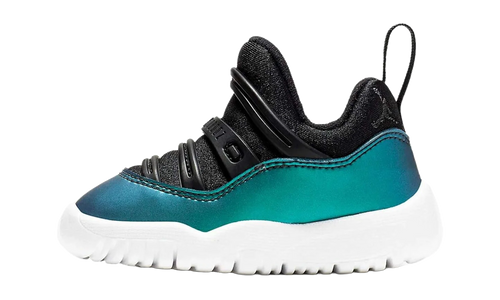 Jordan 11 Little Flex PS "Black Iridescent" BQ7101 009