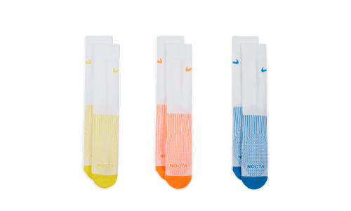 RUNNING CREW SOCKS 3-PACK "White / Blue / Yellow / Orange" DD9240 910