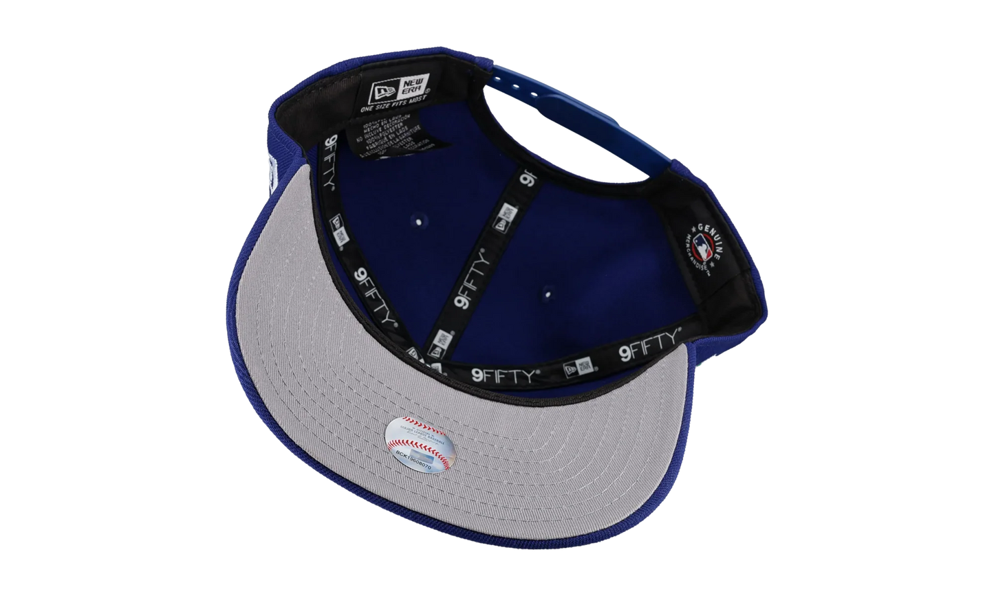 9FIFTY Los Angeles Dodgers 1988 World Series A Frame Snapback Hat "Blue" NE140
