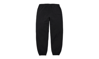 Satin Appliqué Sweatpant "SS26 - Black" SU27515