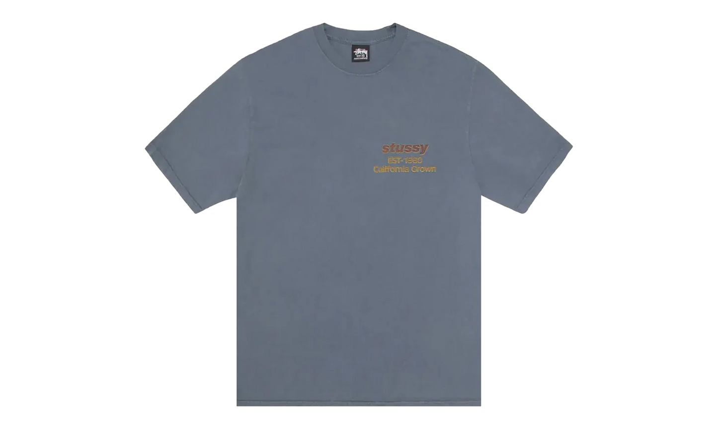 California Grown Pigment Dyed Tee "Navy" STUS391