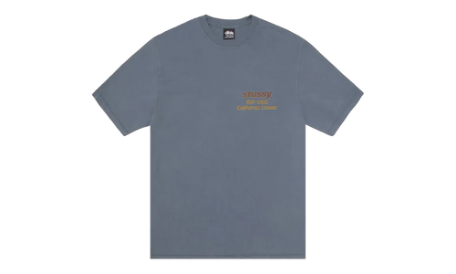California Grown Pigment Dyed Tee "Navy" STUS391