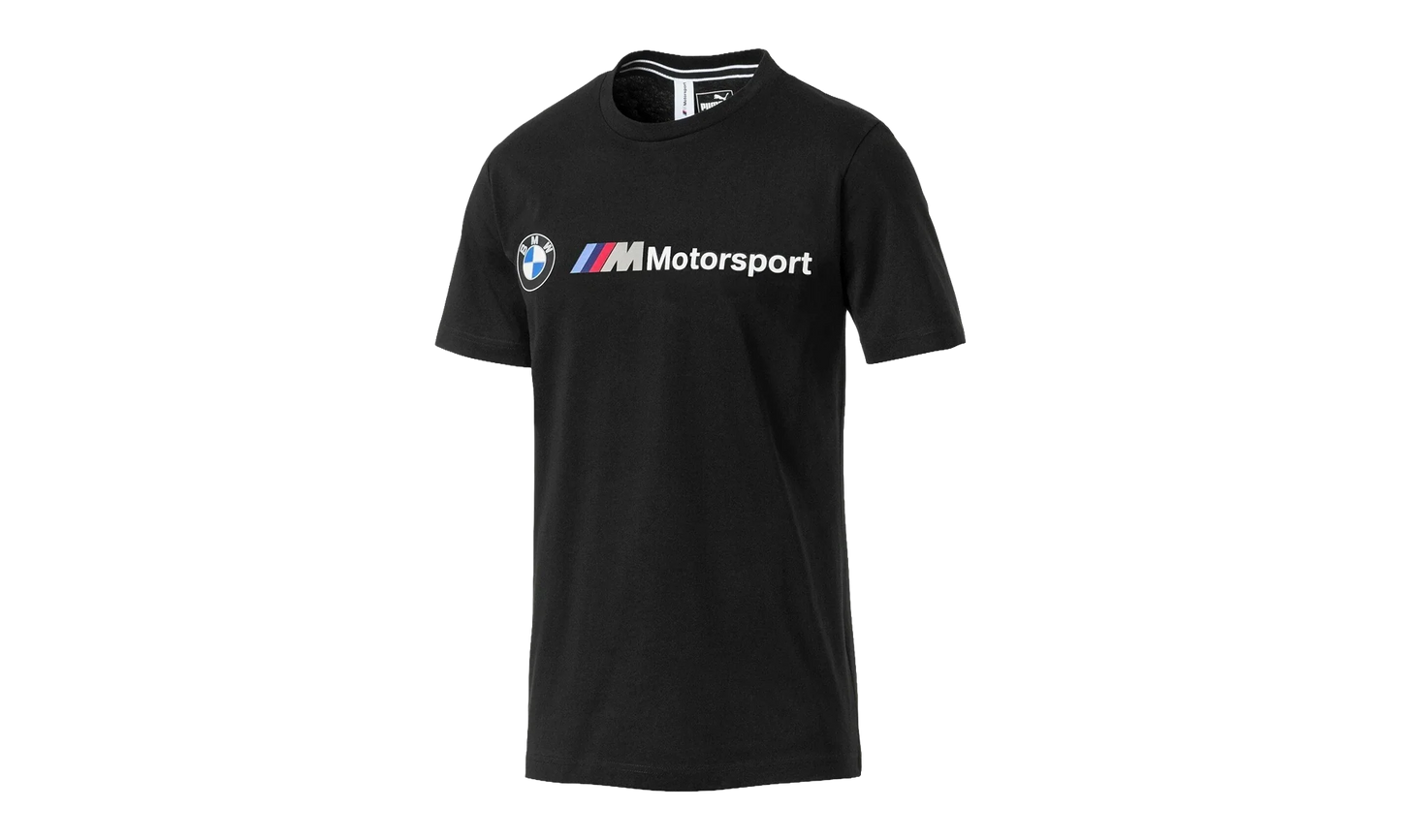 BMW Motorsport Logo Tee "Puma Black" 595369 01